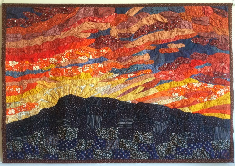 Sunset Over Death Valley by Amy Cools, 2013, 70in x 99in
